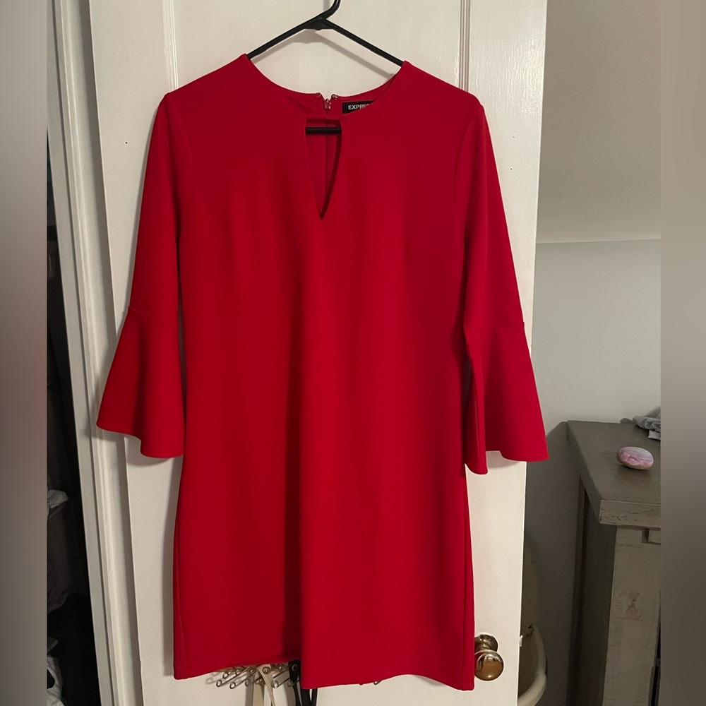 Express size medium red dress